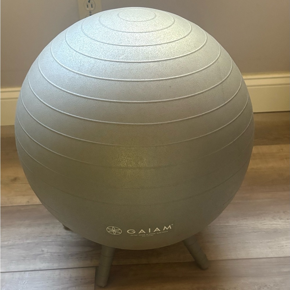 GAIAM Silver Balance Ball Chair